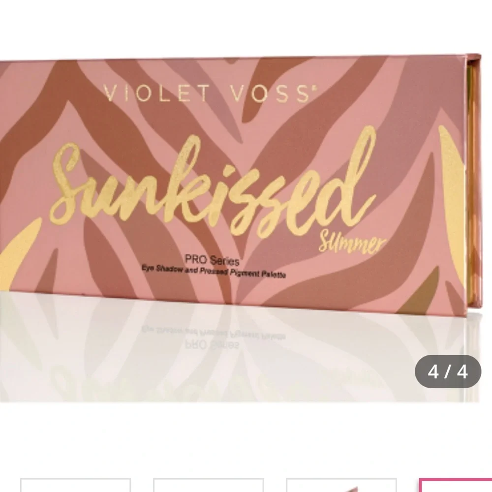 VIOLET VOSS Sunkissed Summer Eye Shadow and Pressed Pigment Palette $37 NIB